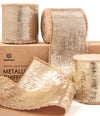 Metallic Chiffon Ribbon 1-1/2"x 15 Yd (Champagne)