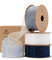 Organza Sheer Ribbon 1“ x 30 Yd  (Blue & White)