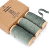 Velvet Ribbon With Wooden Spool 3/8" x 15 Yd (Dusty Green)