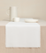 Cotton Linen Table Runner 14 x 72 Inches (Pure White)