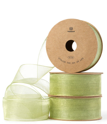 Organza Sheer Ribbon 1“ x 30 Yd  (Sage Green)