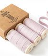 Velvet Ribbon With Wooden Spool 3/8" x 15 Yd (Pink)