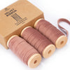 Velvet Ribbon With Wooden Spool 3/8" x 15 Yd (Rose Gold)