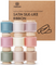 Silk Satin Ribbon With Wooden Spool 1" x 45 Yd (Mixed Color)