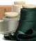 Silk Satin Ribbon With Wooden Spool 1" x 15 Yd (Green & Cream)