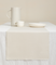 Cotton Linen Table Runner 14 x 72 Inches (Ivory)