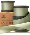 Double Faced Silk Like Satin Ribbon 1" x 21Yd (Dusty Green)