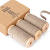 Velvet Ribbon With Wooden Spool 3/8" x 15 Yd (Camel)