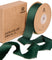 Frayed Fringe Silk Satin Ribbon 1" x 30 Yard (Dark Green)