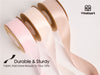 Double Face Functional Satin Ribbon 1" x 30Yd (Pink White Nude)