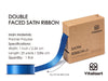 Double Face Functional Satin Ribbon 1" x 25Yd (Blue)