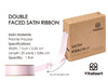 Double Face Functional Satin Ribbon 1" x 25Yd (Light Pink)