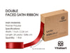 Double Face Functional Satin Ribbon 1" x 25Yd (Red)