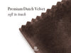 Double Faced Velvet Ribbon Set 1" x 15 Yd (Brown)