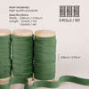 Velvet Ribbon With Wooden Spool 3/8" x 15 Yd (Green)