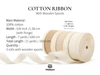 Cotton Ribbon Handmade Fringe 5/8" x 21 Yd (Nude & Beige)