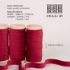 Velvet Ribbon With Wooden Spool 3/8" x 15 Yd (Burgundy)