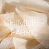 Tulle Fabric Shimmer Ribbon 1.5" x 15 Yd (Champagne)