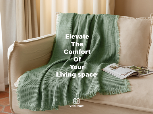 Lightweight Throw Blanket 50" x 60" (Sage Green)