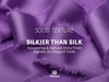 Silk Satin Ribbon with Wooden Spool 1.5” x 15 Yd (Purple)