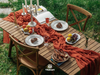 Cheesecloth Table Runner 35 x 120 Inches (Terracotta)