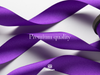 Double Faced Silk Like Satin Ribbon 1" x 21Yd (Purple)