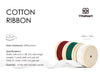 Cotton Ribbon Handmade Fringe 5/8" x 21 Yd (White Red Green)