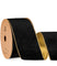 Wired Velvet Metallic Crushed Ribbon 2.5" x 10 Yd (Black)