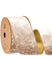 Wired Velvet Metallic Crushed Ribbon 2.5" x 10 Yd (Champagne)