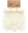 Chiffon Ribbon with Wooden Spool 2" x 15 Yd (Cream White)